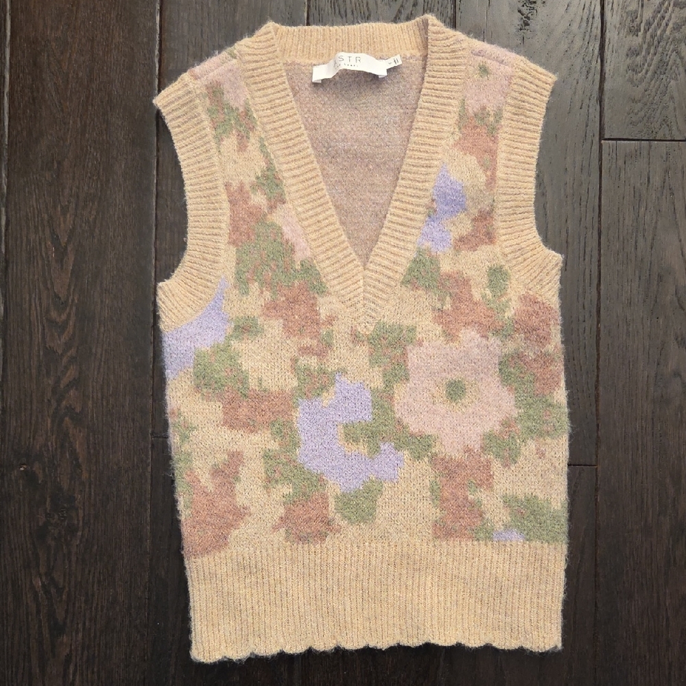 ASTR The Label Knit Sweater Vest Womens Size Small